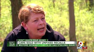 Beware cars sold with unfixed recalls