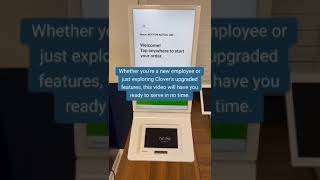 Clover Kiosk: How to Place a Dine-In Order with the New Clover System | Clover Self Service Kiosk