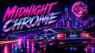 Midnight Chrome | Night Drive | High-Energy Synthwave | Retro Cinematic Vibes