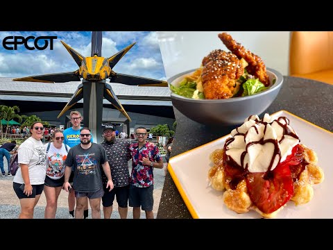 Riding the Newest Ride at Epcot Guardians of the Galaxy: Cosmic Rewind!