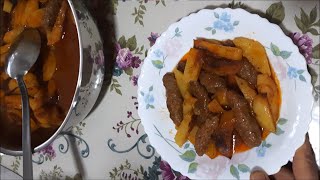 Fırında Köfteli Patates Yemeği / Fırın Yemekleri