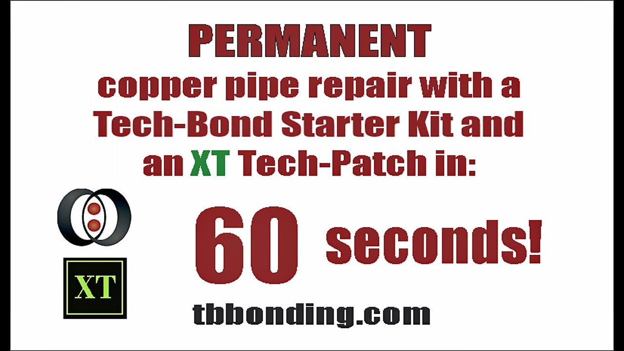 Permanent Copper pipe repair in 60 seconds! YouTube