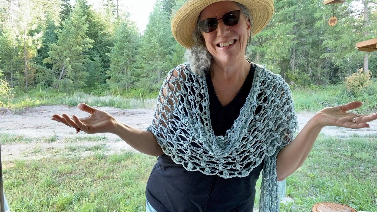 The Wishing Well ~ Multi-Seasonal, Convertible, Lacy Crochet Wrap / Scarf Tutorial!!