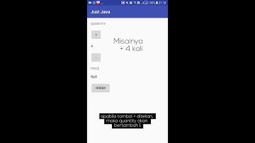 JustJava - Tugas 4 Pemrograman Bergerak