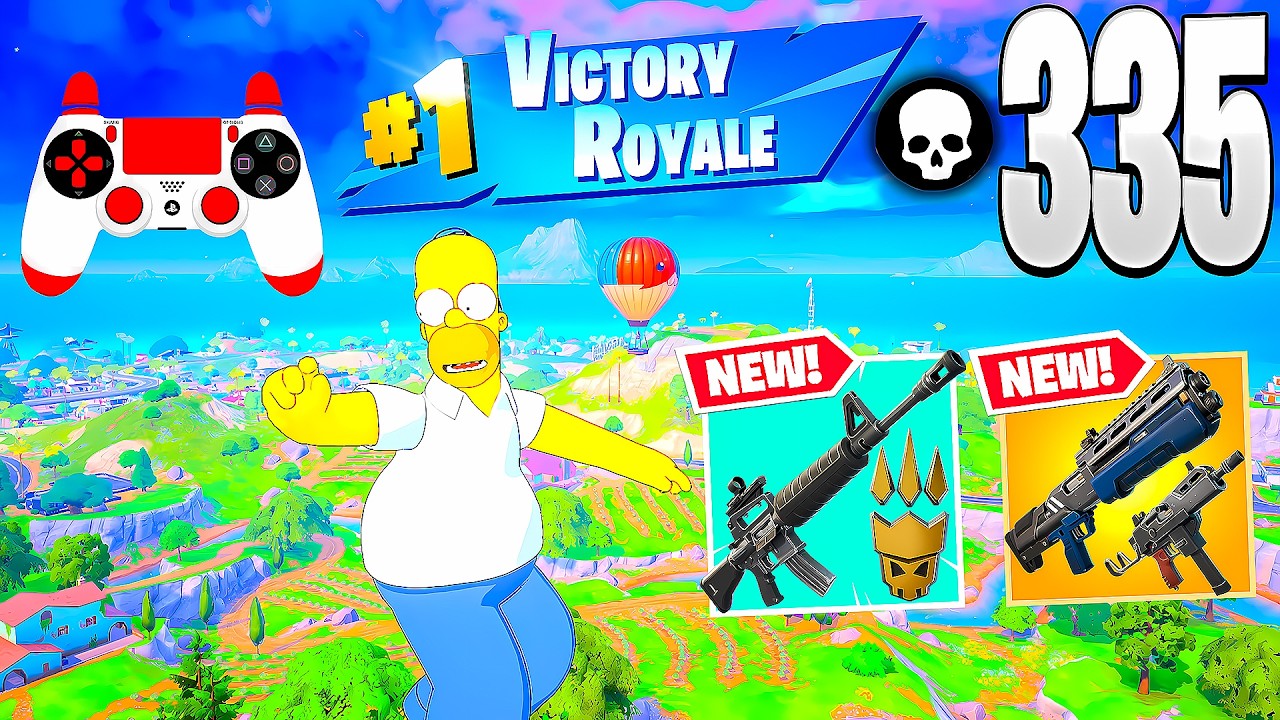 335 Elimination Solo vs Squads – Zero Build Full Gameplay Wins (Fortnite Chapter 7 Season 1)