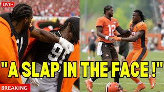 Unbelievable! Shedeur Sanders SLAPS Jeudy After Explosive Clash!