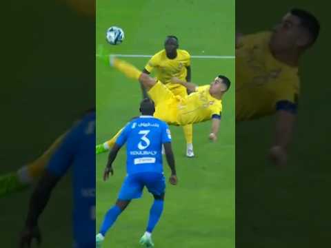 مقصية كريستيانو رونالدو الاجمل في مباراة النصر والهلال