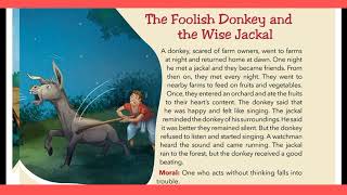 Learn english through story ||Foolish Donkey|| English story || Reading Practice || EnglishEatsV