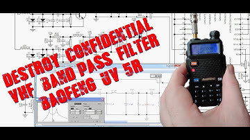 VHF Band-Pass filter Baofeng UV-5R