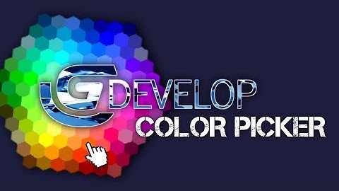 How to make a color picker wheel thing in GDevelop