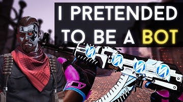 I PRETENDED TO BE AN AI BOT IN CS:GO (INSANE REACTIONS)