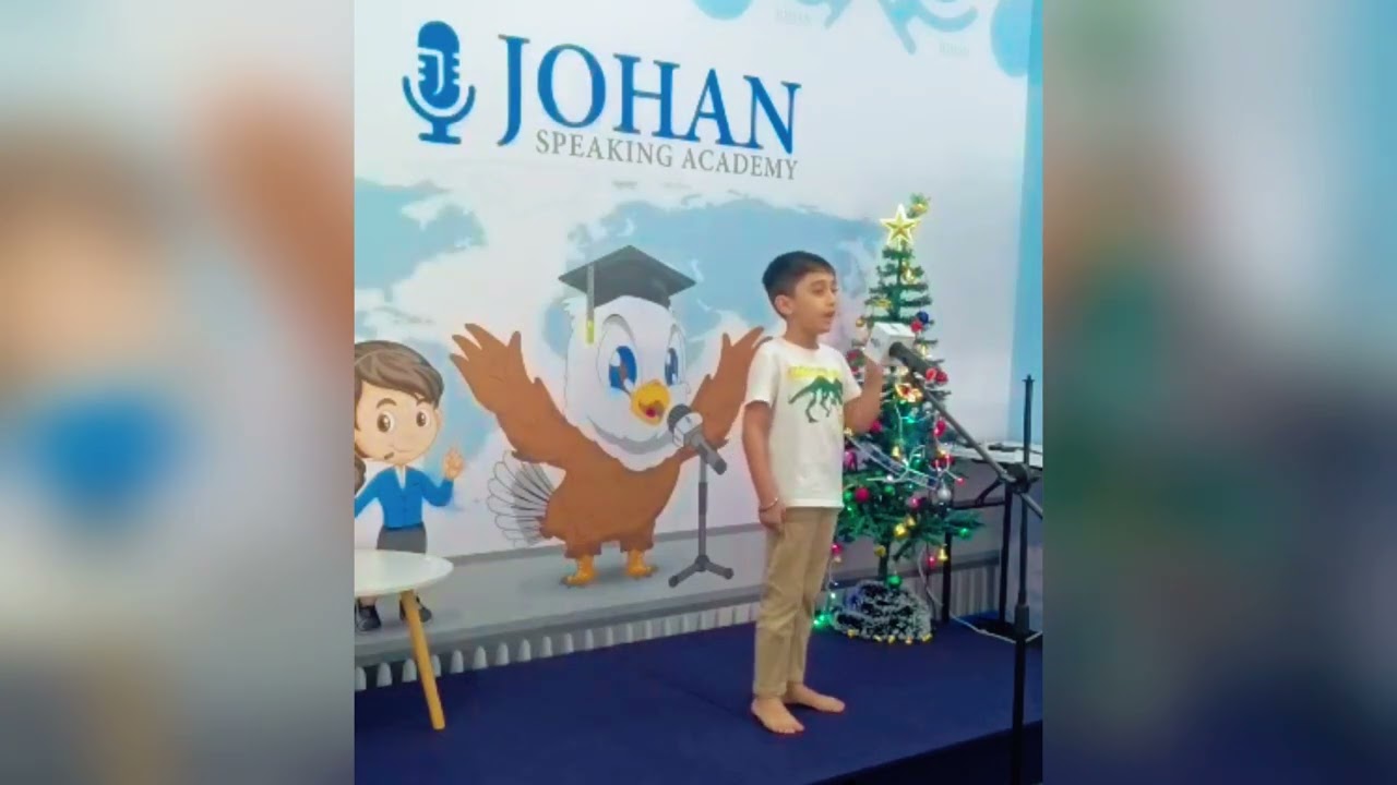 Balraam |Showcase |Brand Ambassador |Johan Rawang |Johan Speaking Academy |Kids Public Speaking