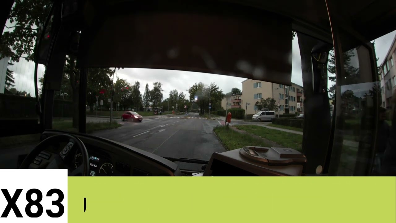 BVG Bus X83 Mitfahrt nach Clayallee