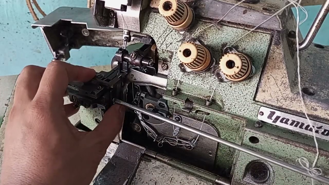 Cara ganti pisau mesin obras yamato