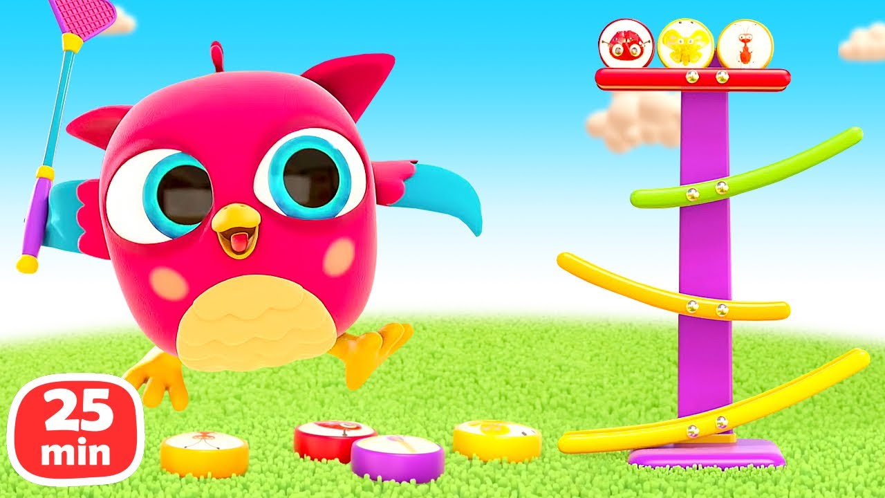 Baby Birds Play with Toys for Kids – Toy Insects, Ducks & RC Cars!