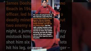 Star Trek's Scotty Was Shot Six Times On D-Day #short #history #ww2