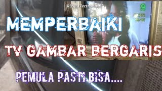 Memperbaiki tv gambar bergaris