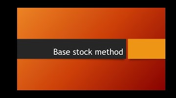 base stock method and specific price method