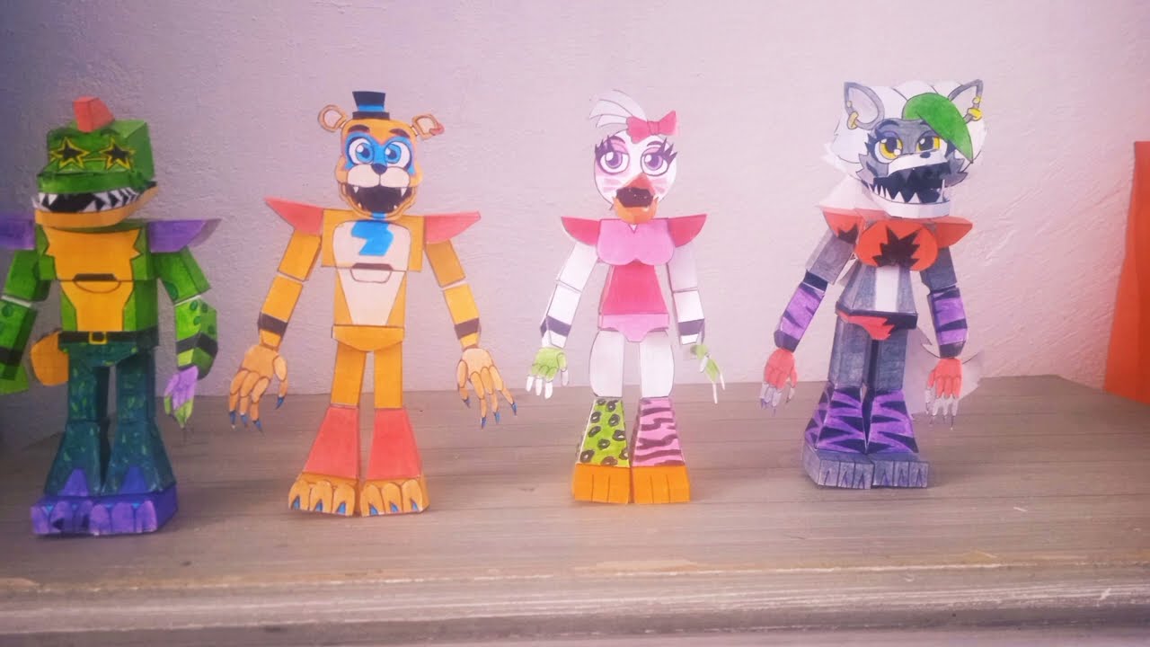 Papercraft fnaf security breach