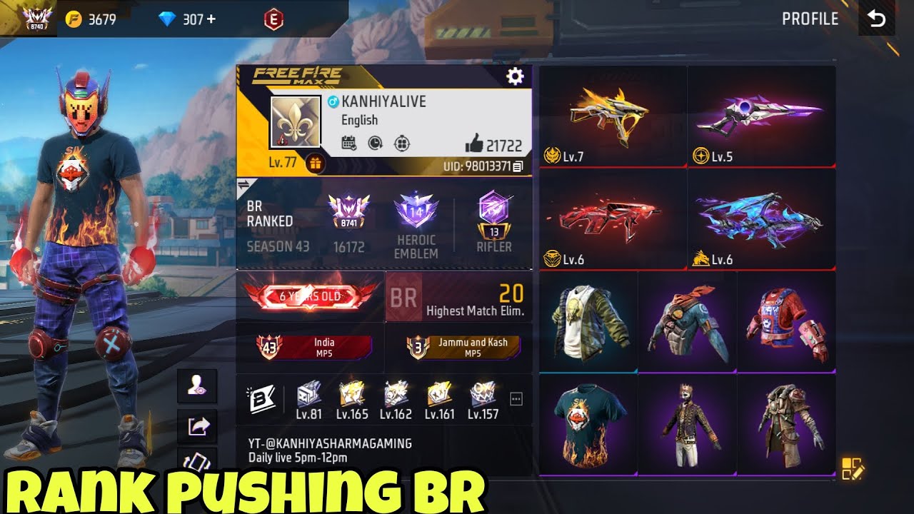 Free Fire Live Rank Push Grand Master Br - YouTube