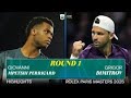 Giovanni Mpetshi Perricard vs. Grigor Dimitrov Highlights | Paris 2025 Round 1