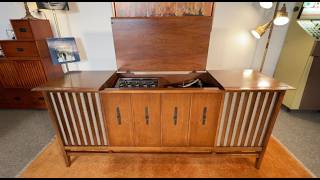 1964 Sylvania Stereo Console Model SC591W with Garrard AT6 Record Player