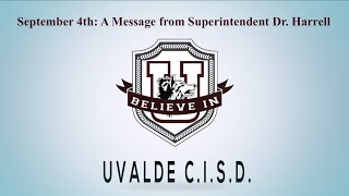 Message from Dr  Harrell September 4  2020