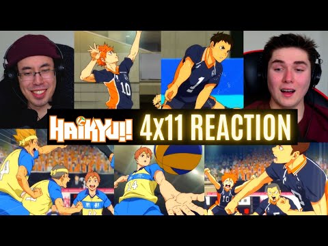 REACTING to *4x11 Haikyuu!!* WE'RE LOSING!! (First Time Watching) Sports Anime