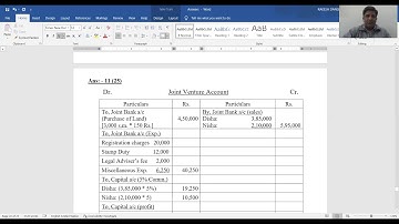 B.COM. SEM. - 1 FIN.A/C CH 2 PART 13 BY PROF. RAKESH DANGI