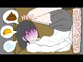 If girl spent 7 DAYS in box, what happen!? DAY3【anime HAPPY SCHOOL TIME】
