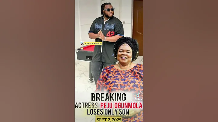 Breaking! Actress Peju Ogunmola Loses Only Son. #duet #tragedy #pejuogunmola #rip