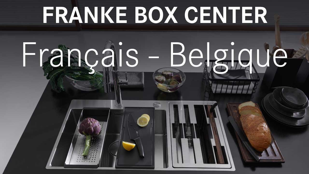 Franke Box Center Sink Stainless Steel - Complete - Français - Belgique