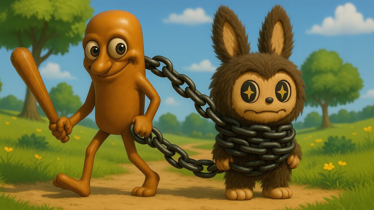 Save Labubu From Tung Tung Tung Sahur in Granny House - funny horror animation