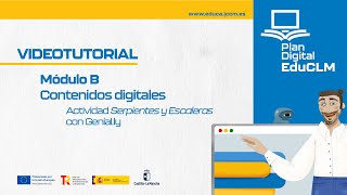 35. Mód. B. Contenidos digitales. Crear actividad "Serpientes y escaleras" con Genial.ly screenshot 5