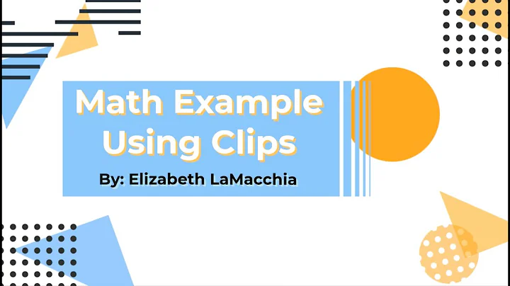 Math Example Using Clips