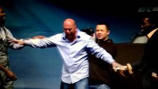 Jon Jones and Anthony Johnson Punking Dana White