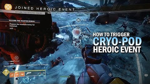 How To Trigger Heroic Cryo-Pod Public Event [Destiny 2 Forsaken]