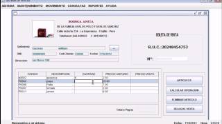 Sistema de Ventas en Netbeans 7 1 1 con SQL Server 2008