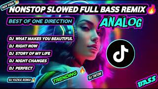 new  Nonstop Best Of One Direction Slowed   Bass Remix  Dj Yuzkie Remix