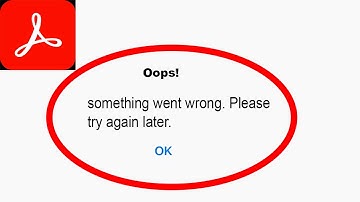 Fix Adobe Acrobat App Oops Something Went Wrong Error | Fix Adobe Acrobat went wrong error | PSA 24