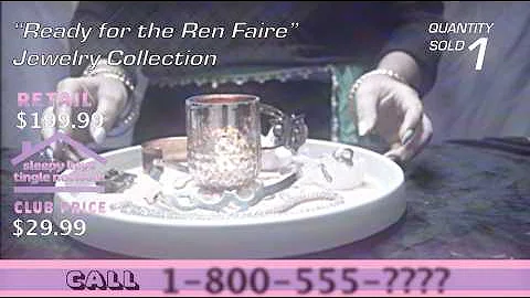 "Ready for the Ren Faire" Jewelry ASMR | Nostalgic 90s QVC Roleplay for Sleep