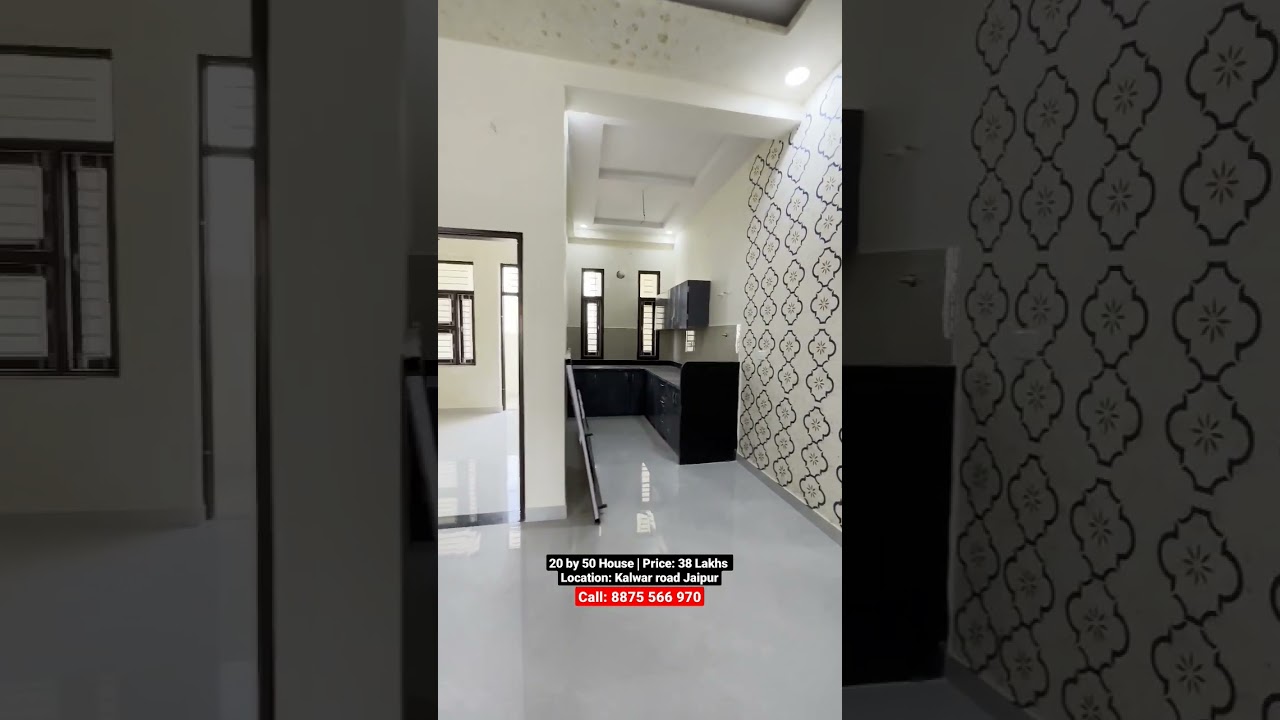 111 GAJ House for sale under 40 lakhs | 20 by 50 house plan/design 