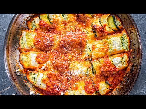 Video: Recipe: Milanese Cannelloni With Zucchini, Cheese And Basil On RussianFood.com