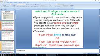 Linux-Manage Samba file server with SWAT by Lecturer KIM NO @RUPP