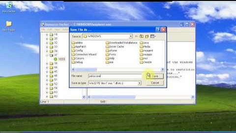 WIndows XP OS Trick   How to change start button name   YouTube