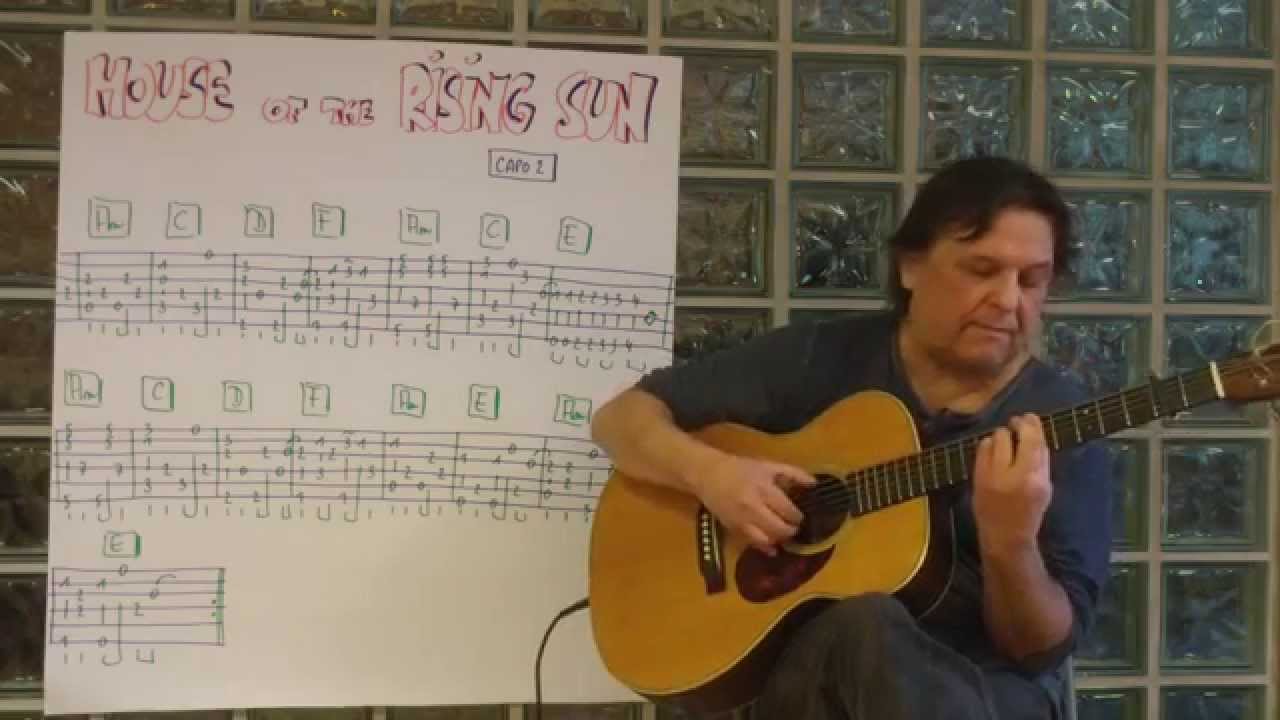 Fingerstyle Guitar Lesson 79 HOUSE OF THE RISING SUN YouTube