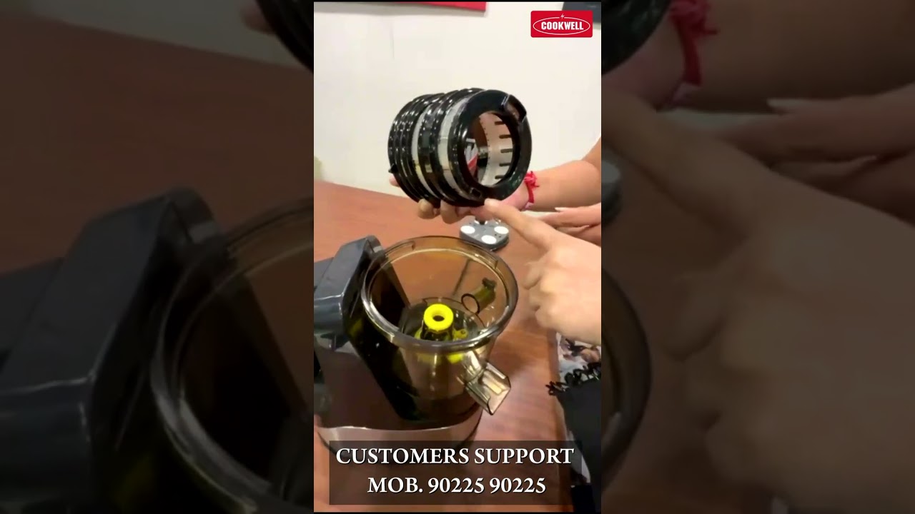 Cookwell Cold Press Slow Juicer - How to use?