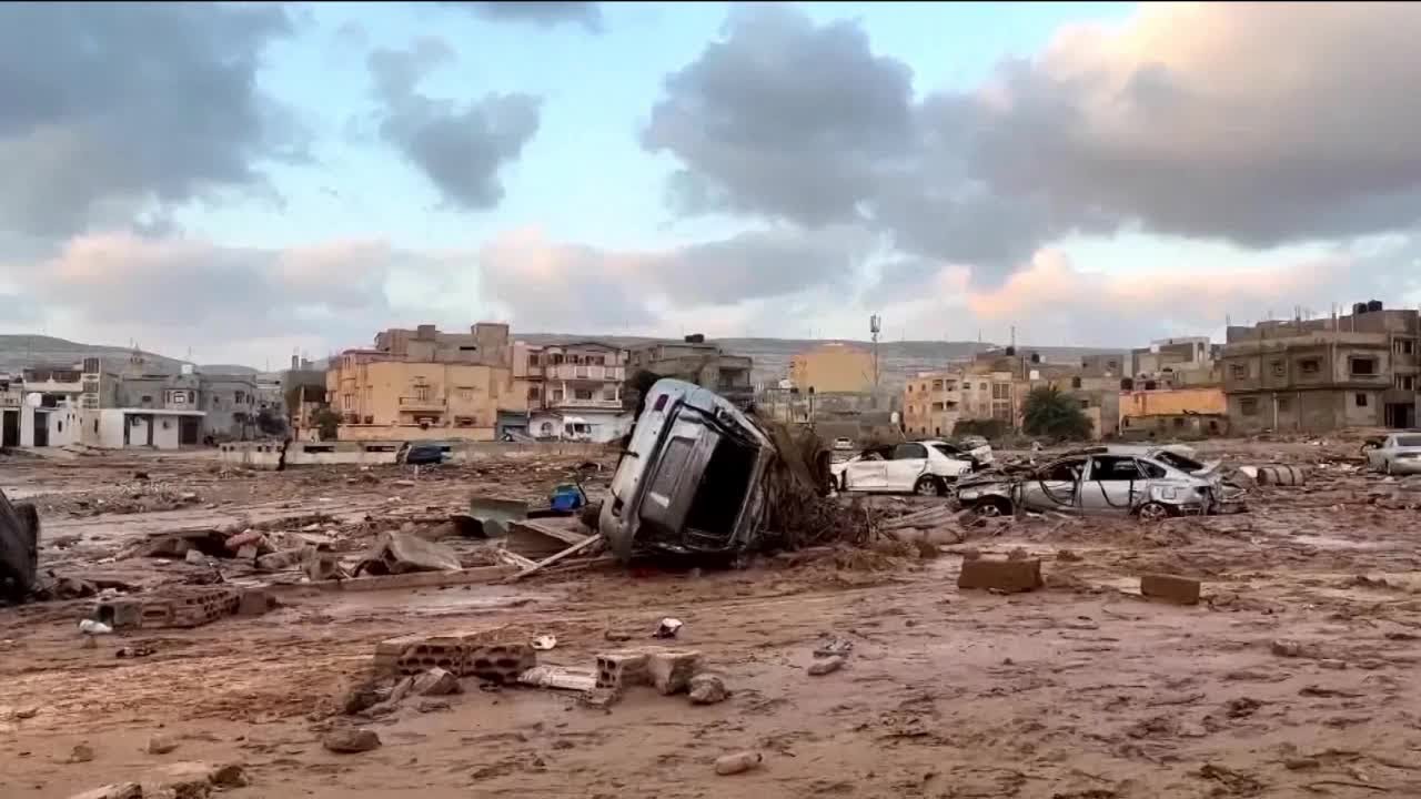 Flooding death toll soars to 11,300 in Libya's coastal city of Derna, aid group says