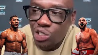 I DON'T THINK TYSON FURY CAN LAST 12 ROUNDS AGAINST THE POER OF JOSHUA~ ANTHONIO TARVER