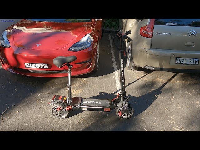 DRAGON GTR V2 DUAL MOTOR ELECTRIC SCOOTER 2400W UNBOXING 